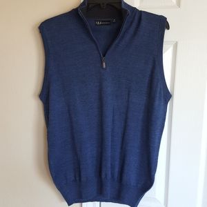 Neiman Marcus lightweight wool blend vest